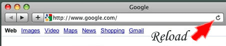 The Reload Button (Safari)