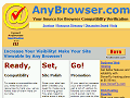 AnyBrowser.com - Your Source for Browser Compatibility Verification